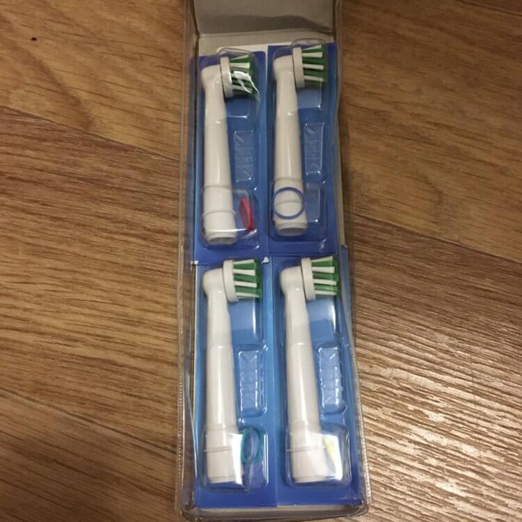 Heads for the Oral-B toothbrush.  Since the nozzles need to be changed every three months, then take more immediately.  Photo.