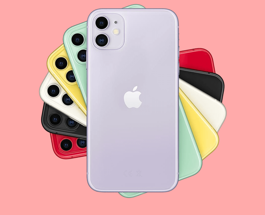 Полная палитра цветов iPhone 11. Фото.