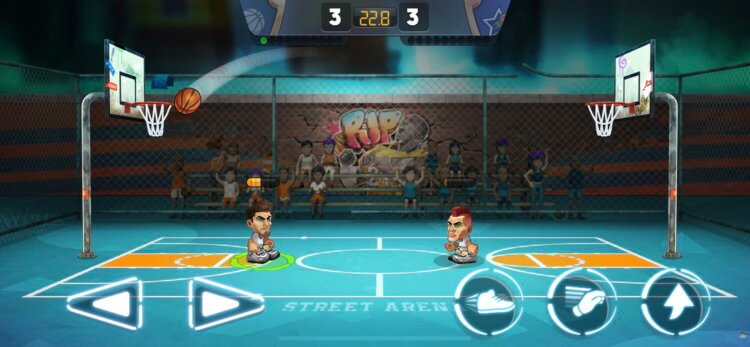 Скачать игру Basketball Arena. К кнопкам управления надо приноровиться. Скачать игру Basketball Arena. К кнопкам управления надо приноровиться. Фото.