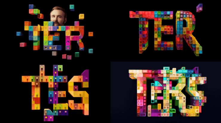 Midjourney — нейросеть, генерирующая картинки. Вот 4 варианта постера для фильма Тетрис, которые выдал Midjourney. Фото.