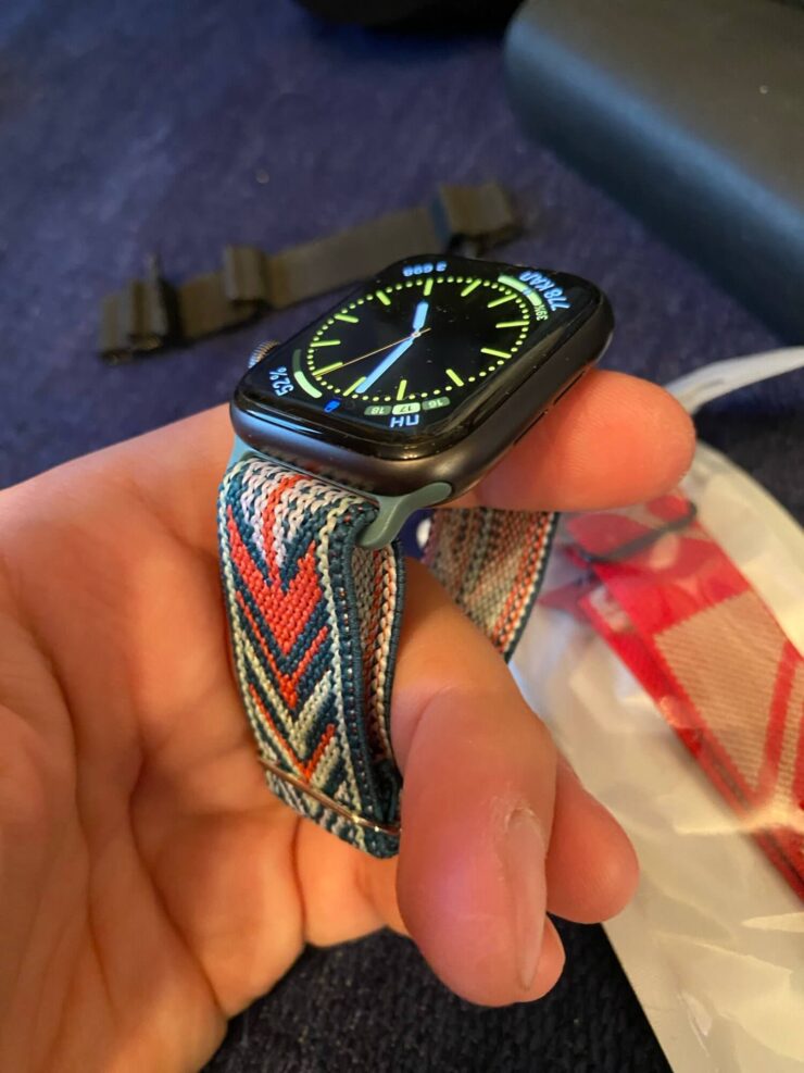 Ремешок для Apple Watch. Такой ремешок можно даже стирать в стиральной машинке. Ремешок для Apple Watch. Такой ремешок можно даже стирать в стиральной машинке. Фото.