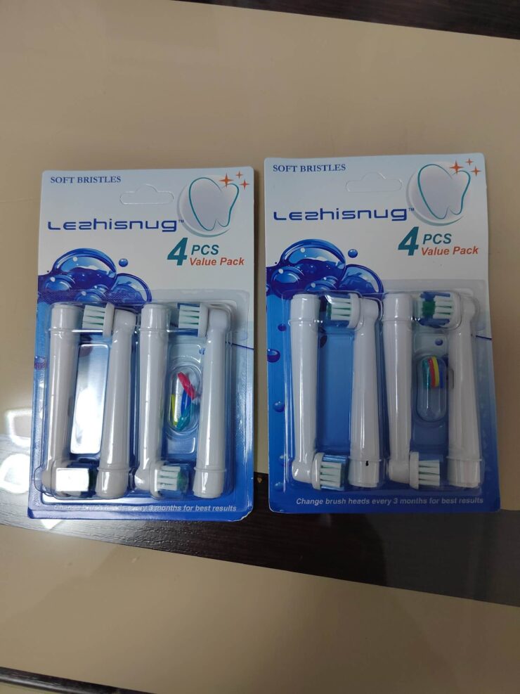 Насадка для щетки Oral-B. В комплекте идут кольца разных цветов, поэтому вы точно не перепутаете, где чья насадка. Насадка для щетки Oral-B. В комплекте идут кольца разных цветов, поэтому вы точно не перепутаете, где чья насадка. Фото.