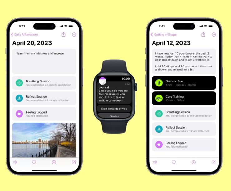 Посмотрите, как удобно можно будет добавлять тренировки и фотографии к вашим записям. Фото.