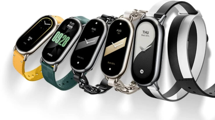 Посмотрите, какой теперь выбор ремешков для Mi Band 8 и как круто они смотрятся. Фото.