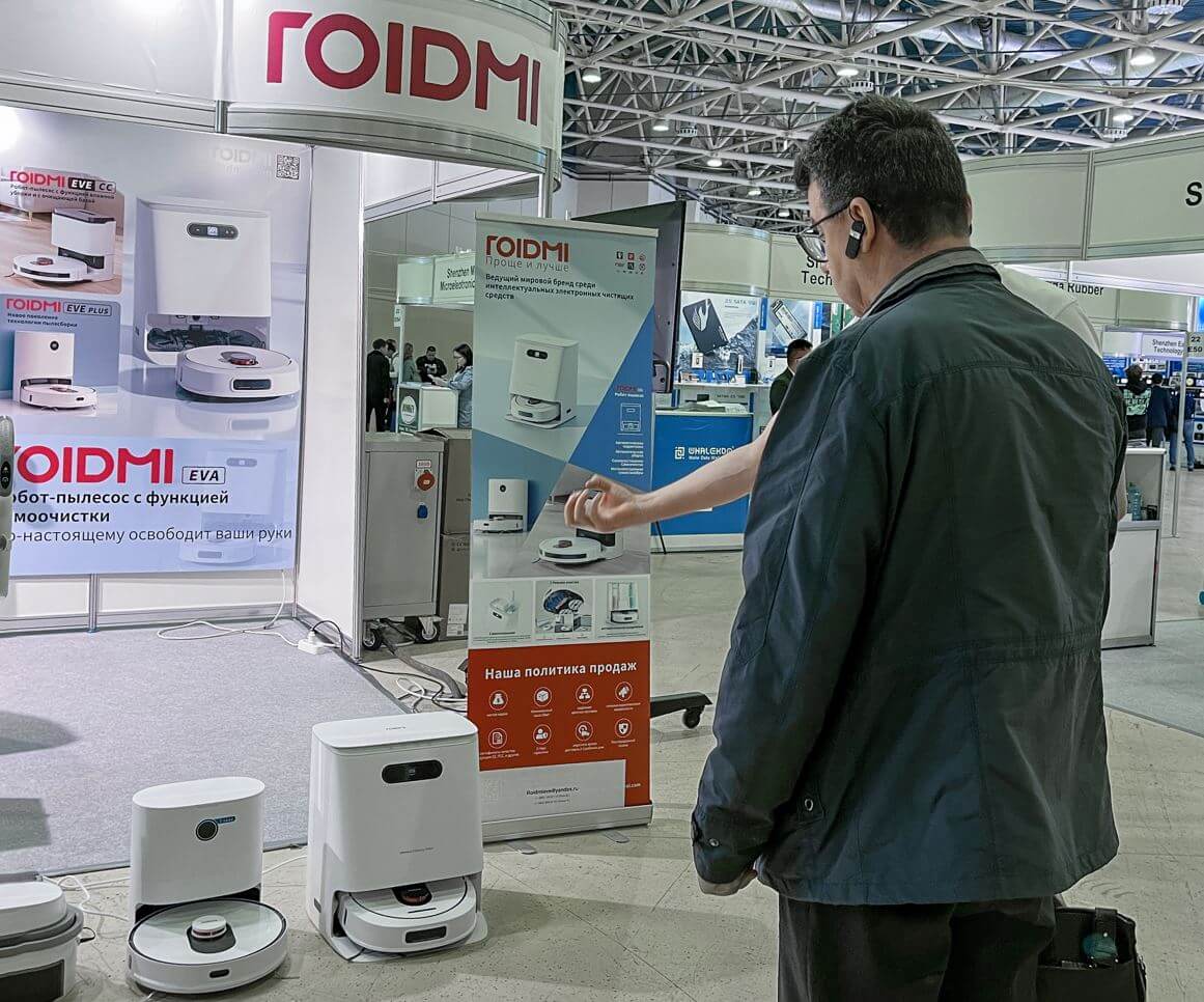 Умный робот-пылесос с Лидаром. ROIDMI показала свои пылесосы в России. Фото.