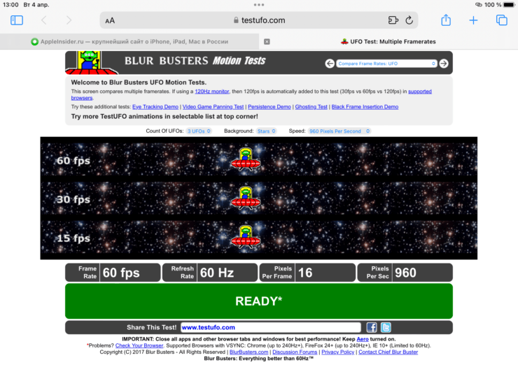 По умолчанию Frame Rate будет установлен на уровне 60 fps. Фото.