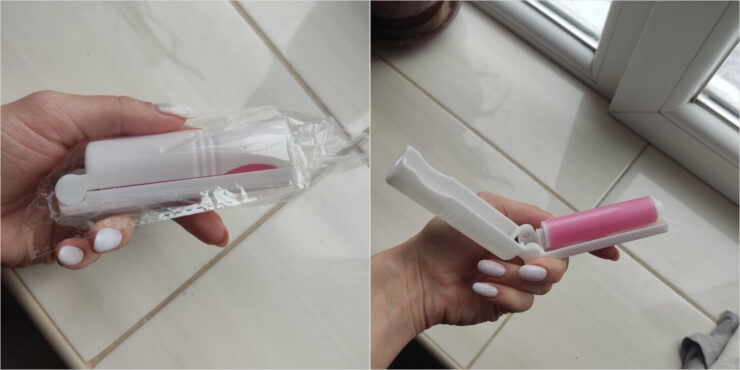 Ролик для удаления шерсти. Эта штука поможет избавиться от мусора на одежде. Ролик для удаления шерсти. Эта штука поможет избавиться от мусора на одежде. Фото.