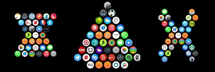 Как только не выстраивают иконки для удобства. Фото.