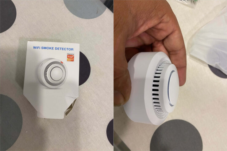 Умный датчик дыма с Wi-Fi. Датчик дыма может спасти ваше имущество, если вдруг что. Умный датчик дыма с Wi-Fi. Датчик дыма может спасти ваше имущество, если вдруг что. Фото.