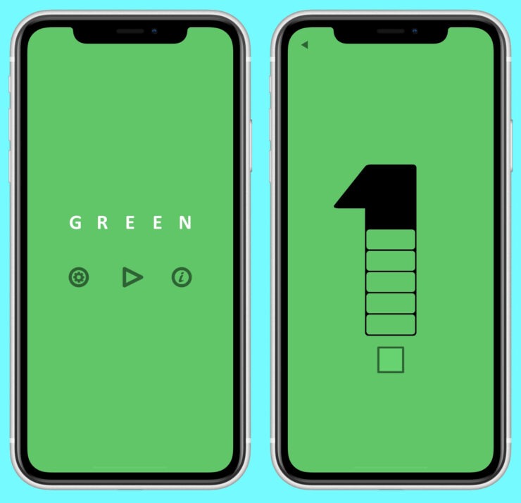 Лучшая головоломка на Айфон. Прохождение каждого нового раунда отличается от предыдущего. Фото.