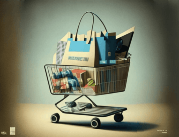 10 классных товаров с АлиЭкспресс, которые станут вашей лучшей покупкой. Вот так нейросеть “Кандинский” видит “Шопинг в интернете”. Признавайтесь, тоже берете с собой тележку? 10 классных товаров с АлиЭкспресс, которые станут вашей лучшей покупкой. Вот так нейросеть “Кандинский” видит “Шопинг в интернете”. Признавайтесь, тоже берете с собой тележку? Фото.