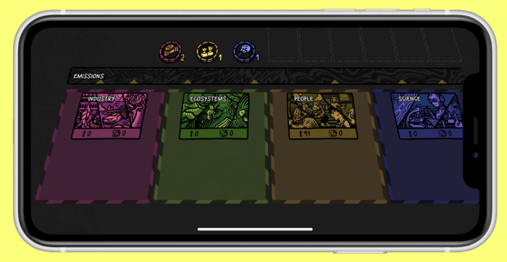 Лучшая карточная игра на Айфон. Необходимо развивать разные направления и избежать глобального изменения климата. Фото.