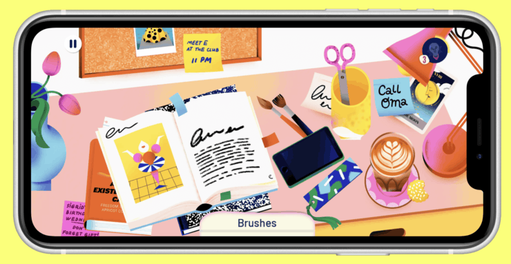 Бесплатная игра поиск предметов. Внизу подписано, какой предмет необходимо найти. Фото.