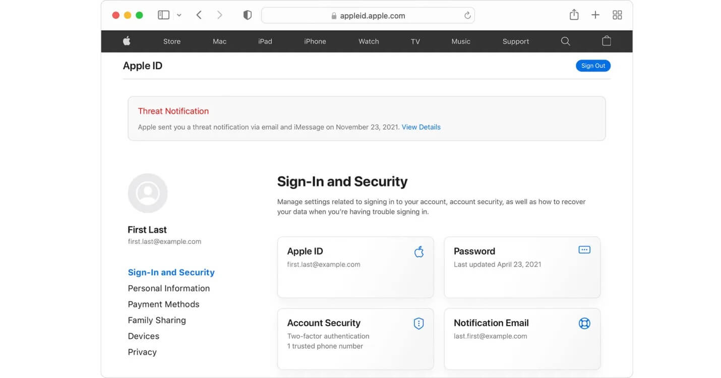Если вас взломают, Apple расскажет вам об этом. Если сама поймёт, конечно. Фото.