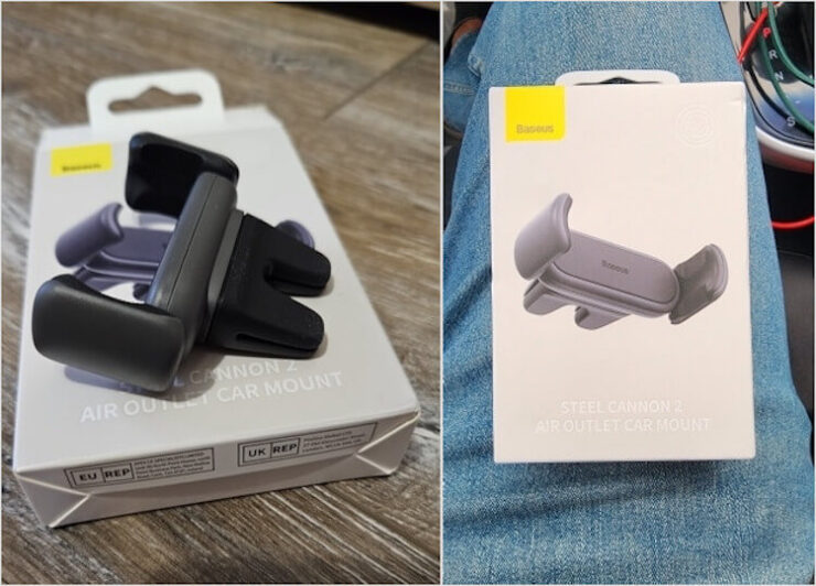 Держатель для телефона в авто. Baseus выпускает очень качественные и недорогие аксессуары. Держатель для телефона в авто. Baseus выпускает очень качественные и недорогие аксессуары. Фото.