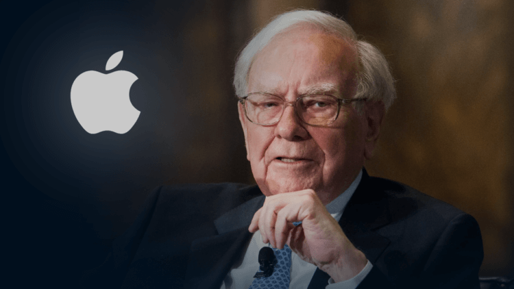 Billionaire Warren Buffett explains why you should invest in Apple stock.  It is profitable and safe.  Warren Buffett is one of the most famous investors in the world, and he can clearly be trusted.  Photo.