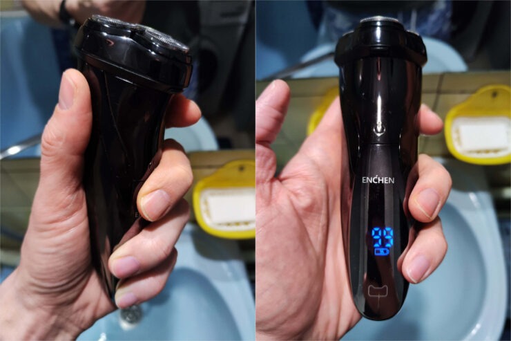 Электробритва Xiaomi с влажным бритьем. Эта бритва поддерживает даже влажное бритье. Фото.