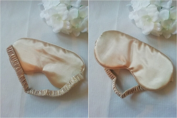 Маска для сна из шёлка. В продаже есть маски разных цветов. Маска для сна из шёлка. В продаже есть маски разных цветов. Фото.