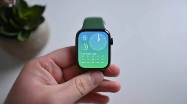 Экраны Apple Watch зеленеют после обновления до watchOS 9.5. Таких проблем нет даже у Mi Band за 2к рублей. Фото.