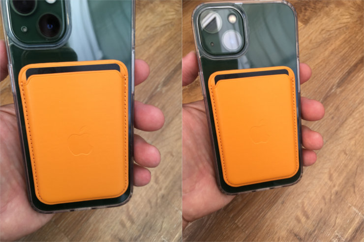 MagSafe-кошелёк с AliExpress. Держится этот кармашек на заднике Айфона просто прекрасно. Фото.