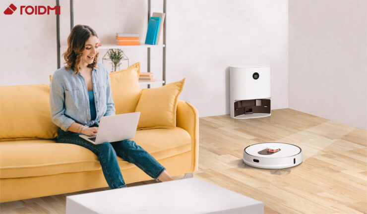 Пока вы отдыхаете после тяжелого рабочего дня, Roidmi Eva сделает за вас всю работу. Фото.