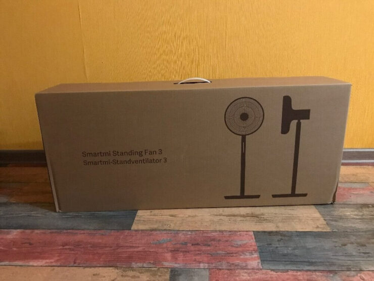 Вентилятор Xiaomi Smartmi Fan 3. Коробка небольшая, вентилятор поставляется в разобранном виде. Фото.