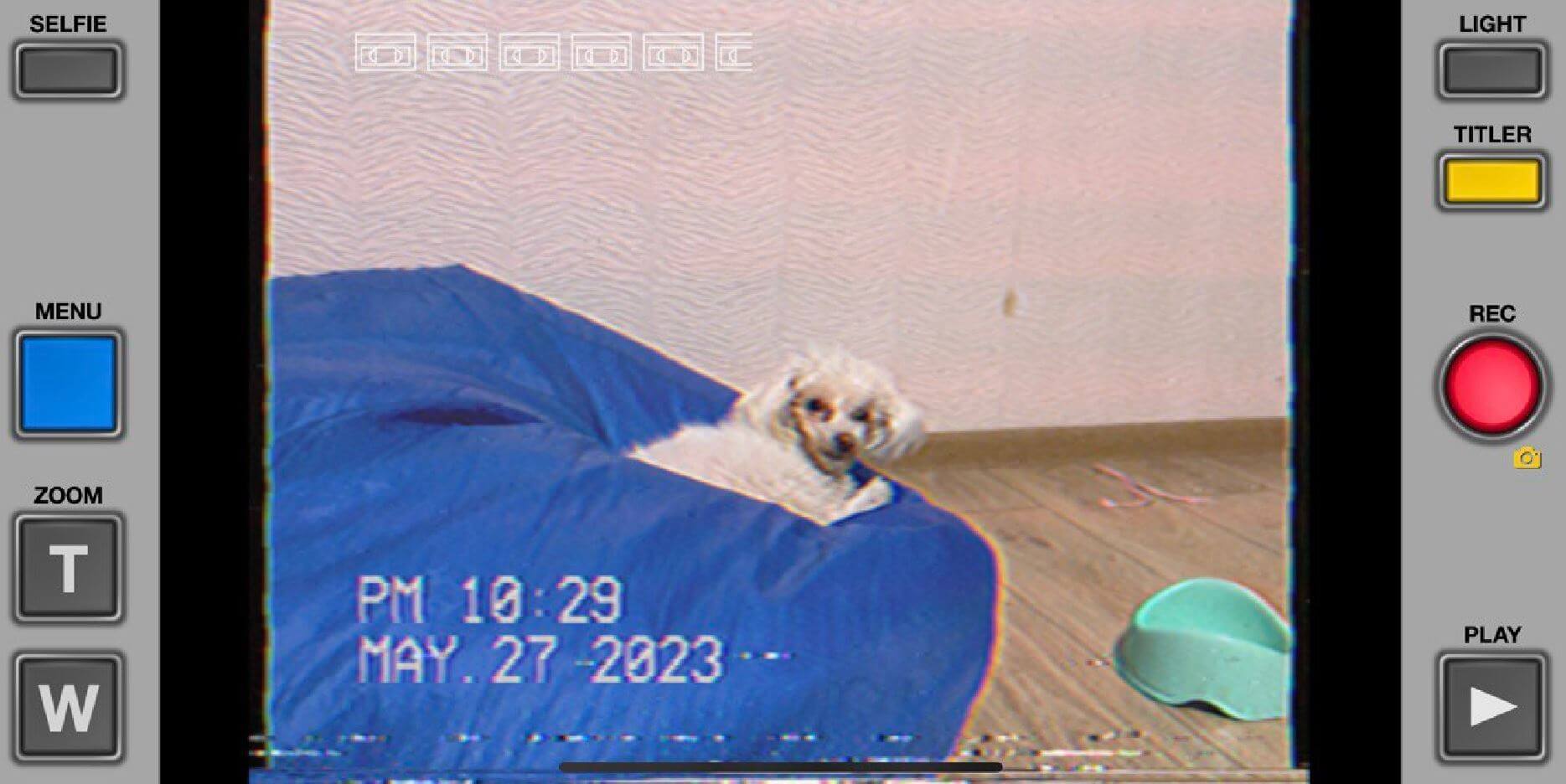 Rarevision VHS Lite — VHS-приложение на Айфон. Приложение записывает видео в стиле VHS-камеры — выглядит очень необычно. Rarevision VHS Lite — VHS-приложение на Айфон. Приложение записывает видео в стиле VHS-камеры — выглядит очень необычно. Фото.