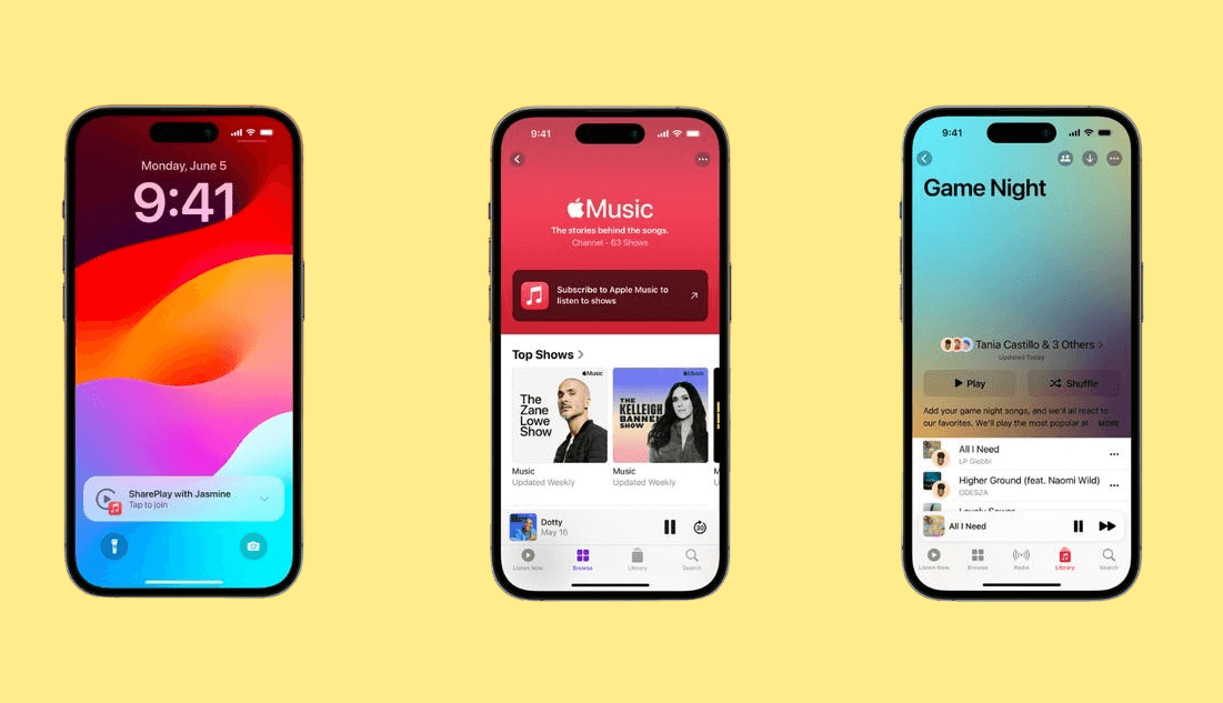 5 новых функций Apple Music, которые появились в iOS 17. Фото.