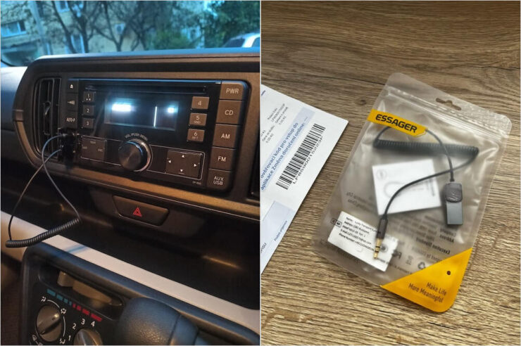 AUX для машины с блютуз. Блютуз-версия AUX не вставляется в смартфон. AUX для машины с блютуз. Блютуз-версия AUX не вставляется в смартфон. Фото.