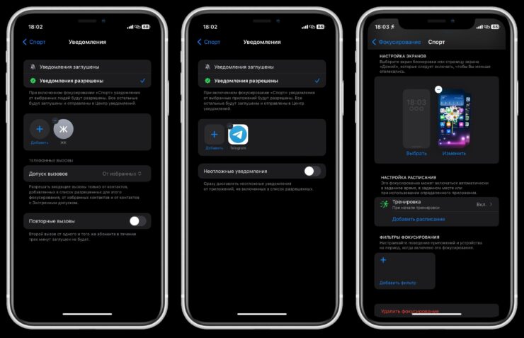 Как включить “Не беспокоить” на Айфоне. Добавьте контакты и приложения, которые смогут присылать вам оповещения. Фото.