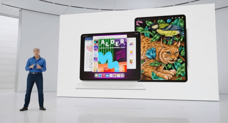 Apple показала iPadOS17: без альтернативы App Store, зато с новым экраном блокировки. Apple показала iPadOS17: без альтернативы App Store, зато с новым экраном блокировки. Фото.