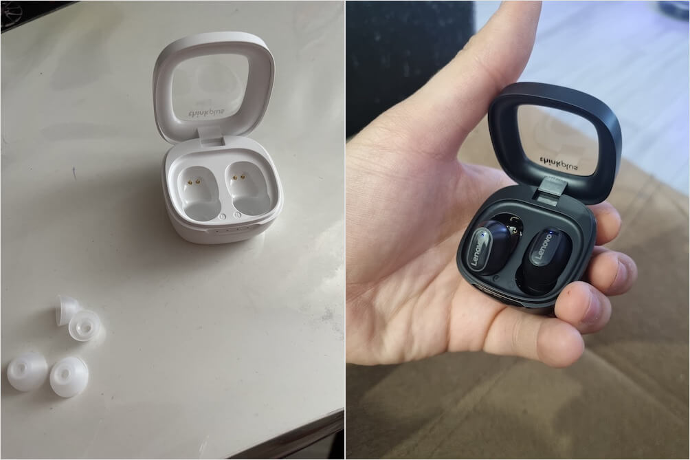 Дешевые TWS-наушники с АлиЭкспресс. Такие наушники можно купить и ребёнку, и себе-любимому. Фото.