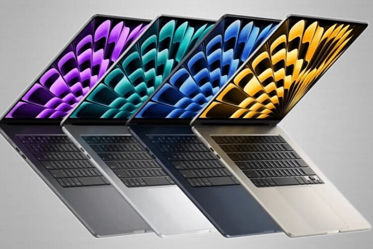 Все цвета MacBook Air 15. Фото.
