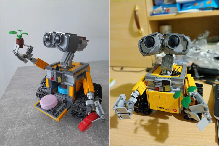 Робот Валли конструктор. Это не Лего, но тоже очень классный конструктор. Фото.