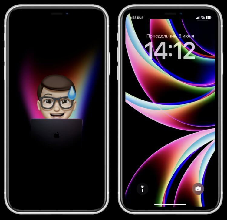 Крутые обои с черным фоном для iPhone в стиле WWDC 2023 | AppleInsider.ru