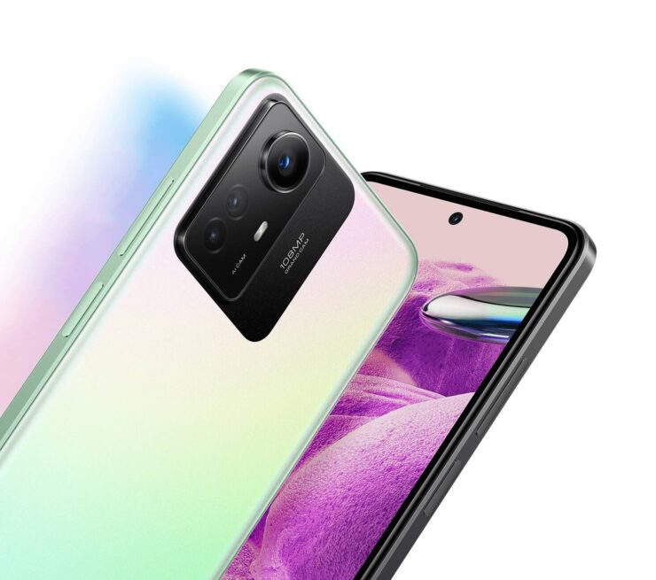 Смартфон Redmi Note 12S. Дизайн с прямыми гранями смотрится очень круто. Смартфон Redmi Note 12S. Дизайн с прямыми гранями смотрится очень круто. Фото.