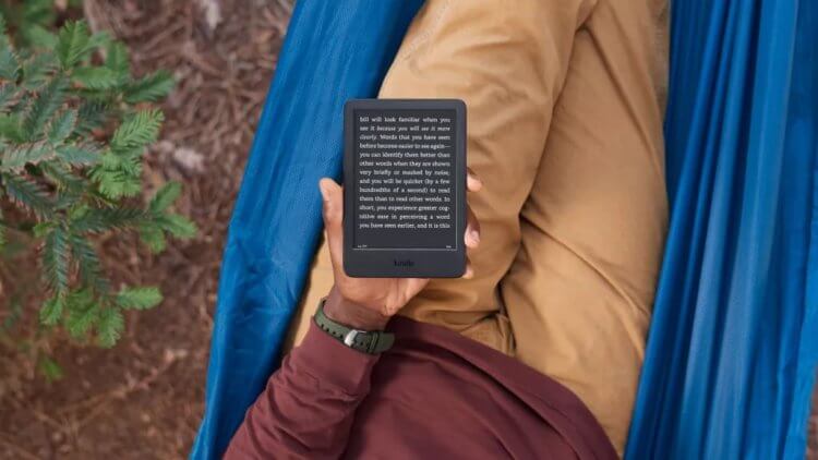 Электронная книга Amazon Kindle. Киндл — одна из лучших читалок на рынке. Фото.