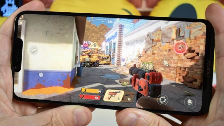 В App Store можно найти большое количество разных экшенов. Фото.