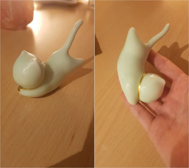 Керамические статуэтки котят. В живую такие статуэтки, конечно, смотрятся намного лучше. Фото.