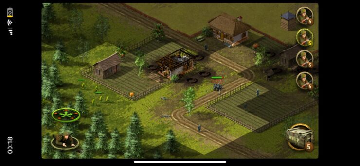 Игра про войну на телефон. Грамотно распределяйте войска, и победа будет за вами. Фото.