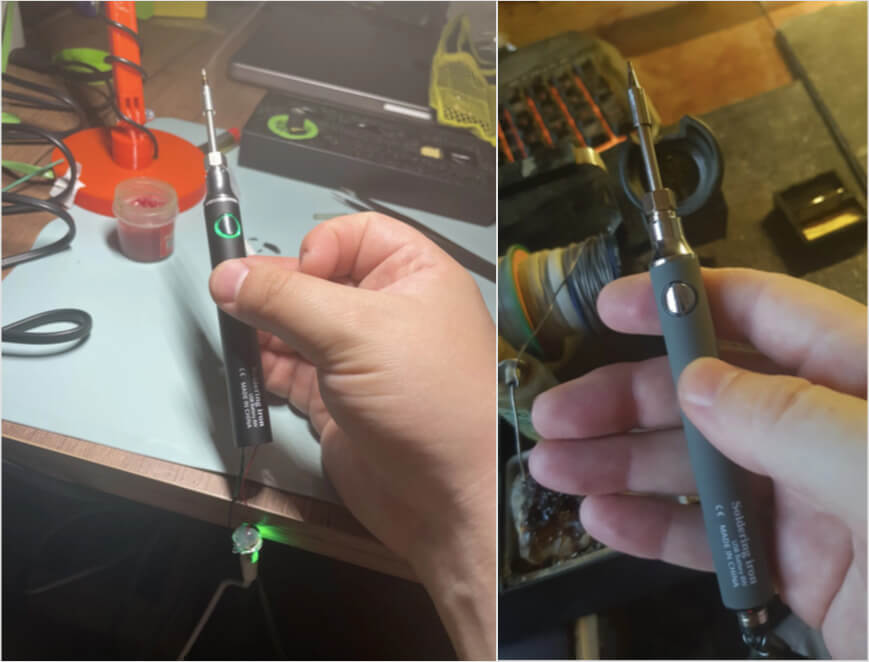 Беспроводной паяльник с АлиЭкспресс. Беспроводной паяльник — это очень удобно. Фото.