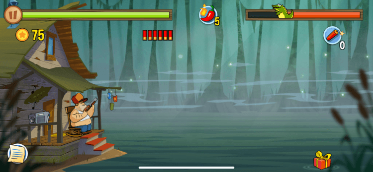 Swamp Attack — стрелялка на Айфон. Со временем играть станет сложнее. Swamp Attack — стрелялка на Айфон. Со временем играть станет сложнее. Фото.