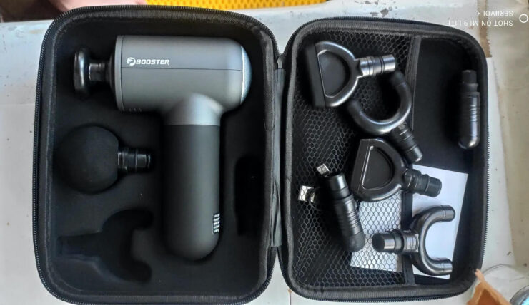 Массажёр с аккумулятором и подогревом. Разомните затёкшие мышцы с помощью этого массажёра. Фото.