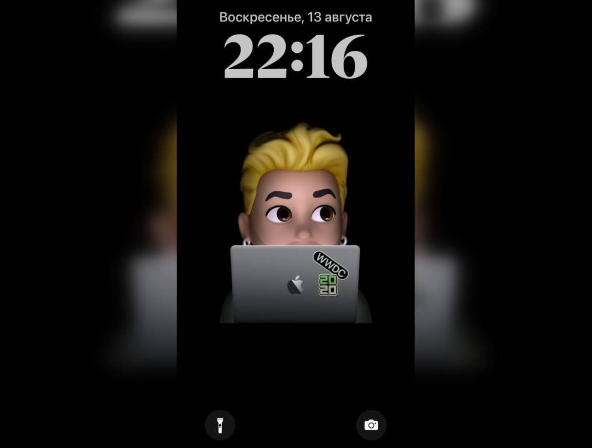 Темные обои для Айфона. Обои с мемоджи — напоминание о будущей презентации Apple. Темные обои для Айфона. Обои с мемоджи — напоминание о будущей презентации Apple. Фото.