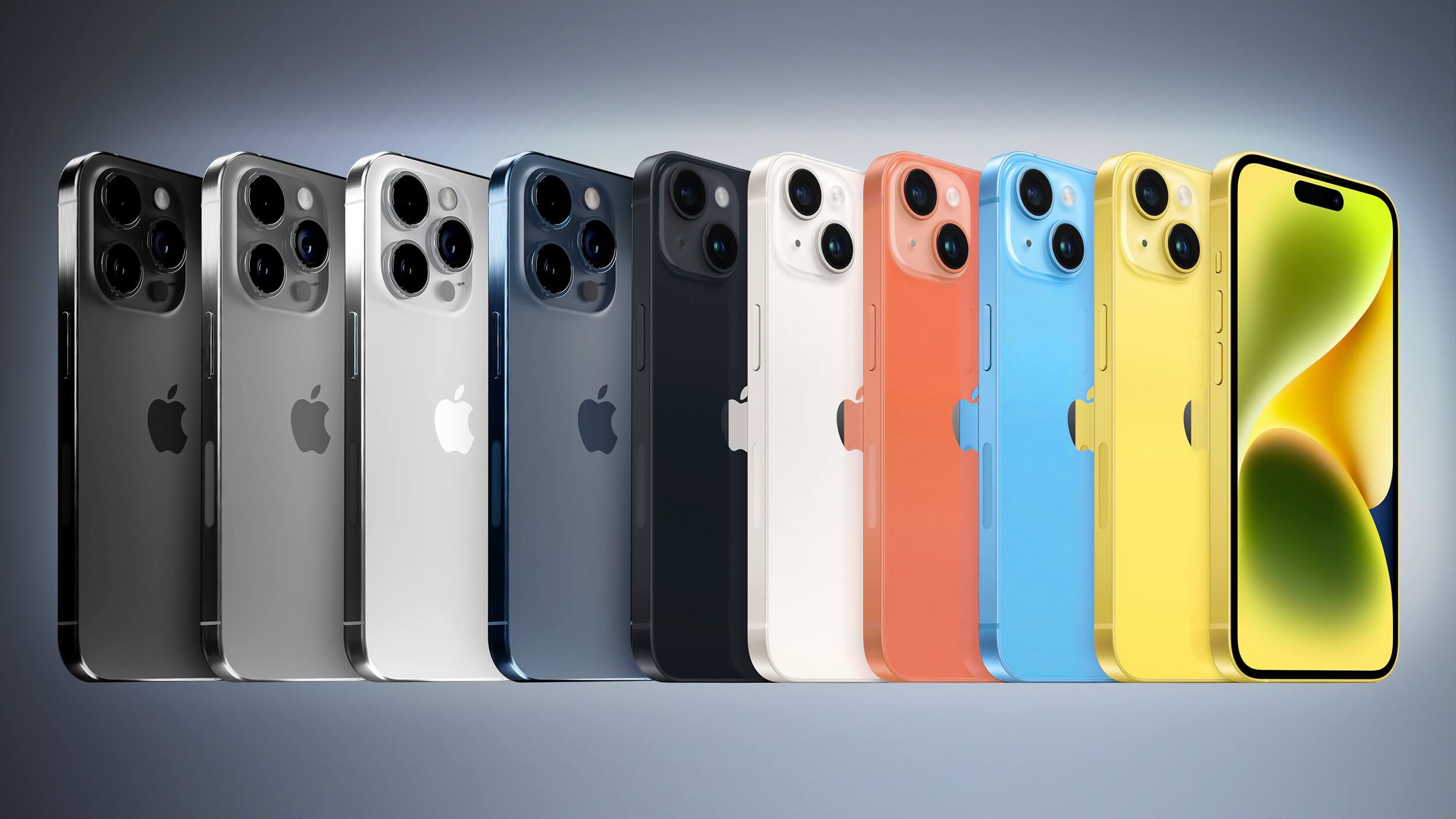 Фото: в каких цветах выйдет iPhone 15