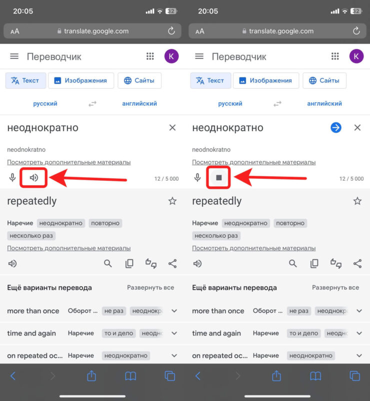 Озвучить текст голосом онлайн. Озвучку можно запустить и остановить в любой момент. Фото.