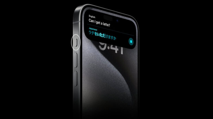 Как настроить новую кнопку в iPhone 15 Pro. Переводчик с помощью Action Button пока запустить не получится. Фото.