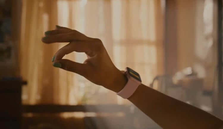 Функции Apple Watch Ultra 2. Вот так вы будете сводить свои пальцы. Фото.