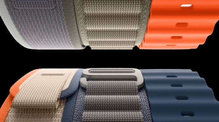 Что нового в Apple Watch Ultra 2. Новые углеродно-нейтральные ремешки. Фото.