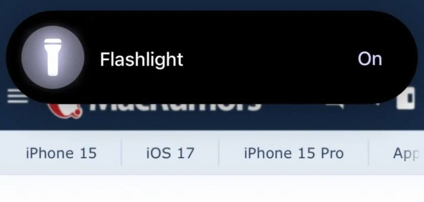 Что нового в iOS 17.1 beta 1. Индикатор фонарика теперь отображается в Dynamic Island на всех моделях. Что нового в iOS 17.1 beta 1. Индикатор фонарика теперь отображается в Dynamic Island на всех моделях. Фото.